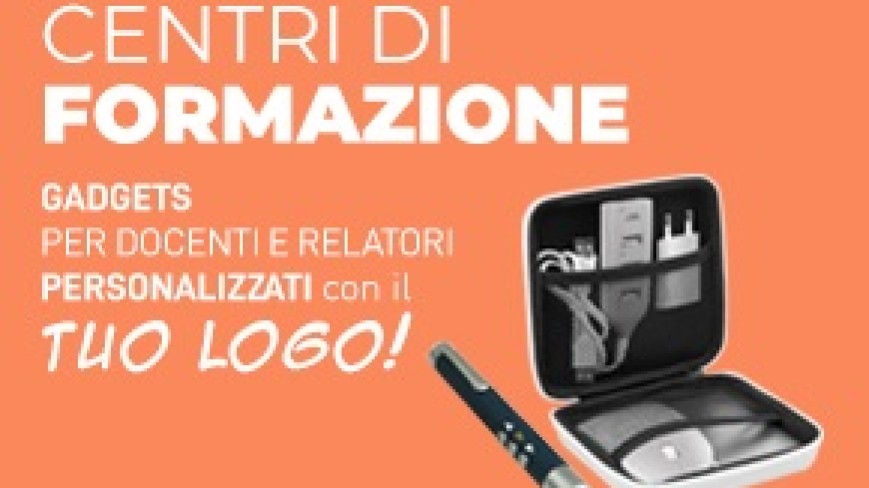Gadget per centri formazione, docenti e relatori